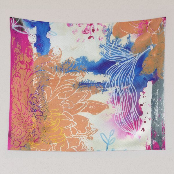 Item preview, copper dahlia in abstract N.o 2 designed and sold by kosarandrea.