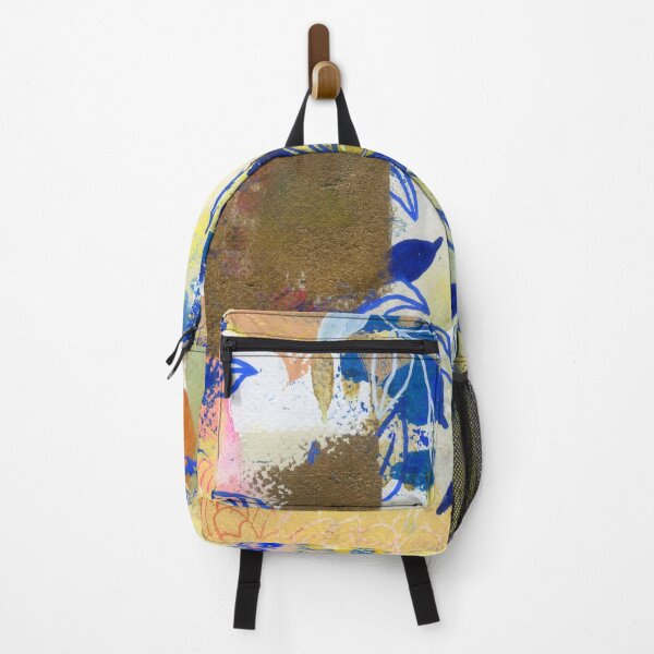 Item preview, blue and white leaves in abstract N.o 2 designed and sold by kosarandrea.