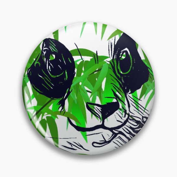 Item preview, Chinese panda bamboo designed and sold by AJSkinnerPrints.