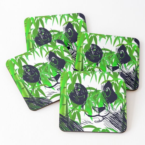 Item preview, Chinese panda bamboo designed and sold by AJSkinnerPrints.