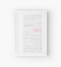 BTS Lyrics Hardcover Journal