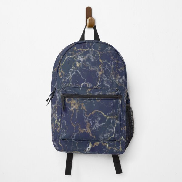 Item preview, Blue marble pattern with gold veins designed and sold by IrinaGuArt.