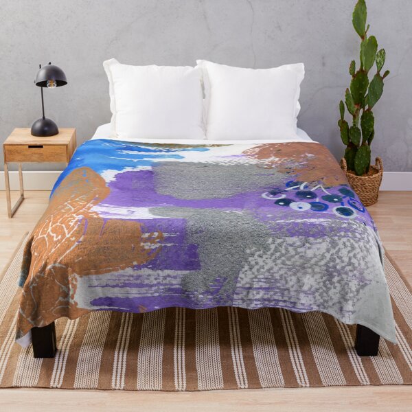 Item preview, purple and blue abstract berries N.o 1 designed and sold by kosarandrea.