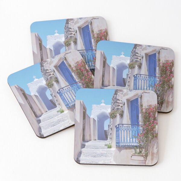 Item preview, Santorini Greece Dreamy Streets designed and sold by CarolinaReina.