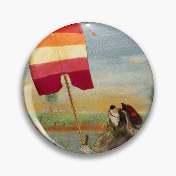 Item preview, Be Proud - Lesbian LGBTQI raccoon designed and sold by Loki Propagandart.