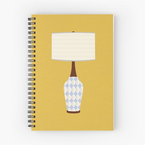 Item preview, Mid-Century Modern Harlequin Lamp Mustard Background designed and sold by darklanterndsn.
