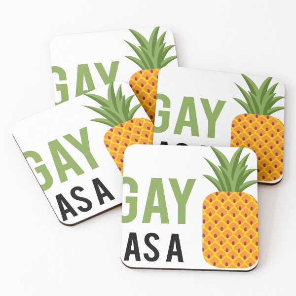 Item preview, Gay As A Pineapple Funny Gift Design designed and sold by streamvida.