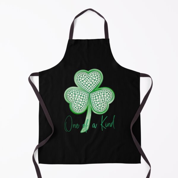 Item preview, “One of a Kind” Diamond Green Shamrock! (on Black) designed and sold by PawsitiveMum.