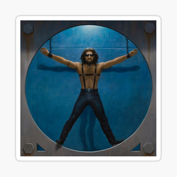 Vitruvian Man Sticker