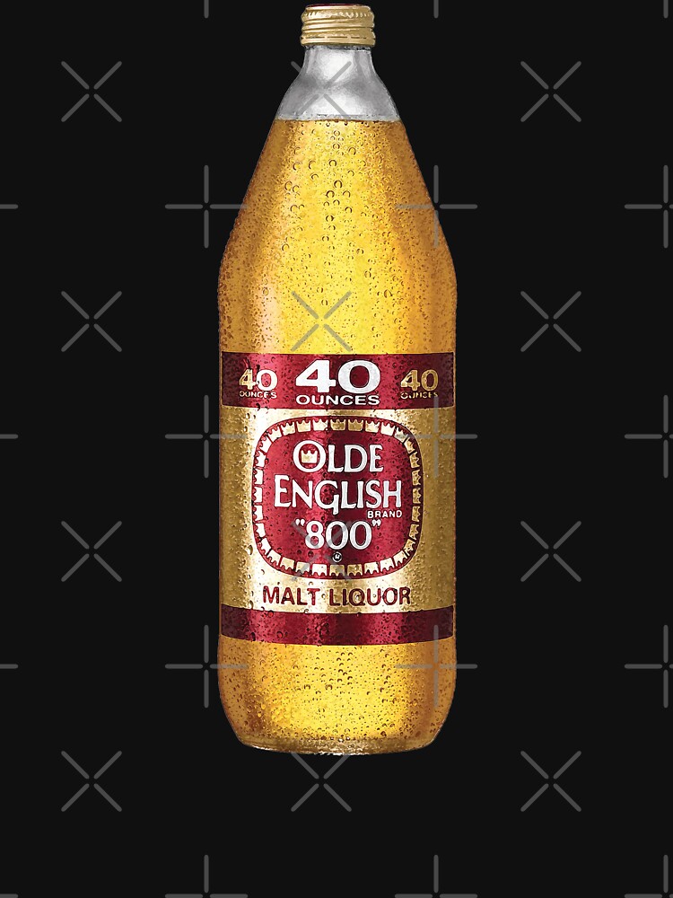 Olde E 40 Ounce Beer Bottle - Brush | Essential T-Shirt