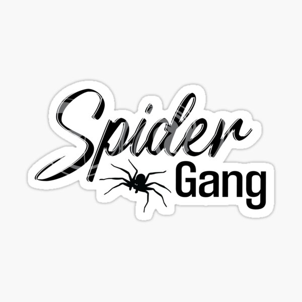 Item preview, Spider Gang - Black Text With Tiny Spider designed and sold by TheMajesticGoat.