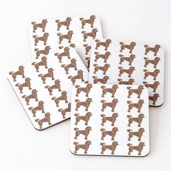 Item preview, Poodle Dog Mandala Cute Brown Black Artistic Puppy Illustration designed and sold by clothesy7.