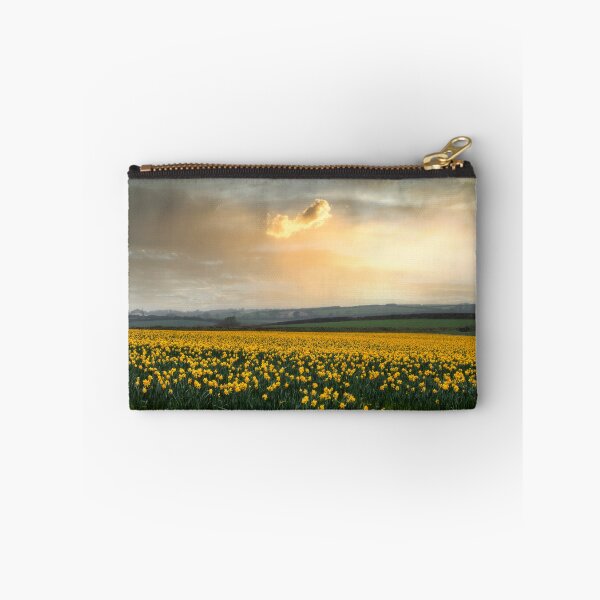 Item preview, Daffodils fields  Cornwall at sunset springtime designed and sold by kathleenjean.