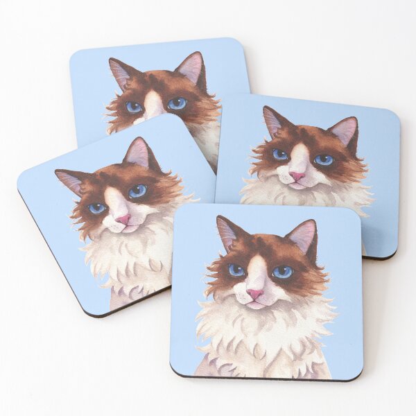 Item preview, cute ragdoll cat designed and sold by Kaoryn Chan.