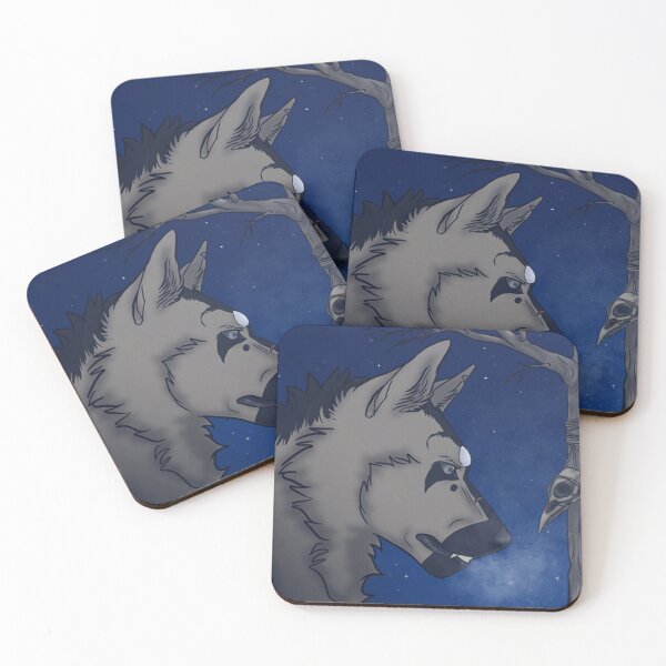 Item preview, Vindur wolf character artwork designed and sold by Erica Creutz.