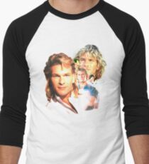 Patrick Swayze Mural Men's Baseball ¾ T-Shirt