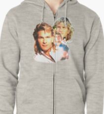 Patrick Swayze Mural Zipped Hoodie