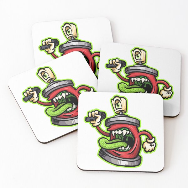 Item preview, Crazy Spray Can Monster MC designed and sold by Aaron Lodder.