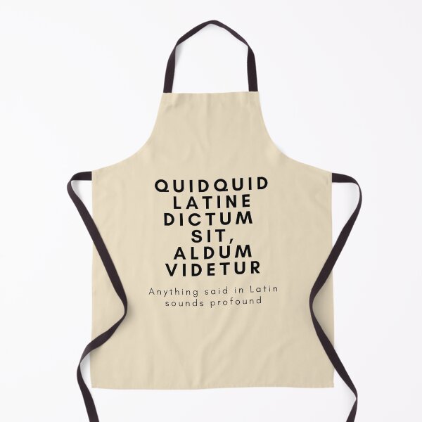 Item preview, Quidquid latine dictum sit, altum videtur designed and sold by Jajamon.