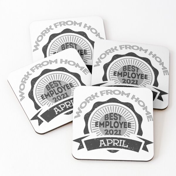 Item preview, Work from home best employee of April 2021 - gift for the best employee of the month designed and sold by hyggekrog.