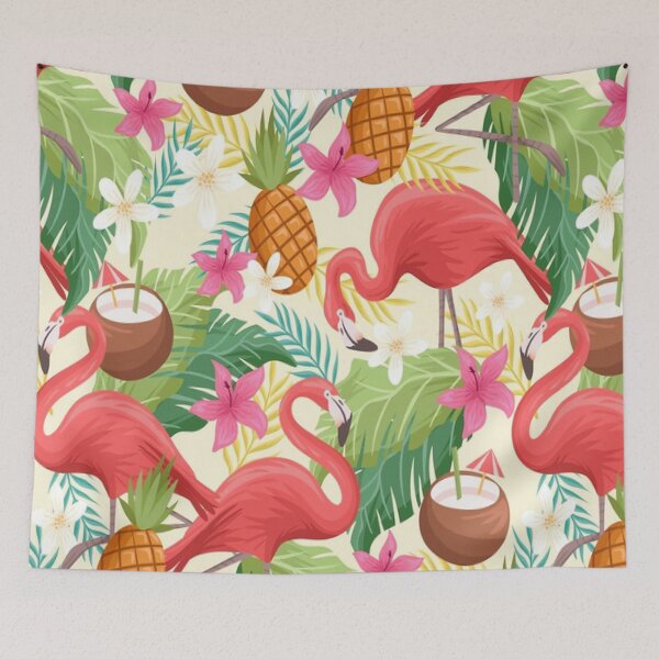 Item preview, Motif Flamant Rose designed and sold by Ristinga.