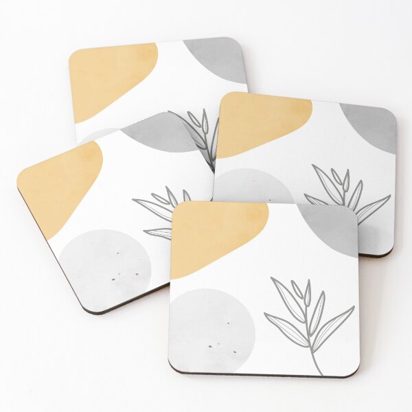 Item preview, Leaf line Print Scandi Wall Art, Flower line art designed and sold by SerenaMinimal.