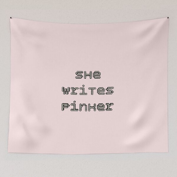 Item preview, *She writes pinker* designed and sold by ITALY-Roselli-.