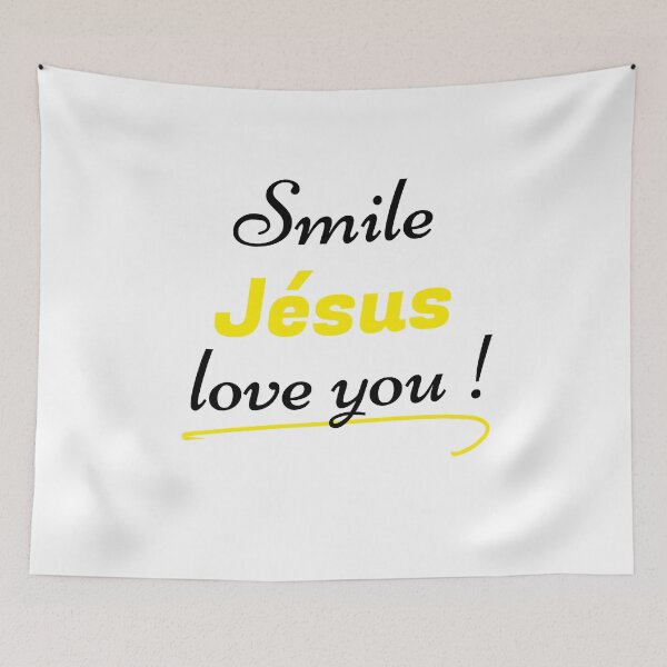 Item preview, Smile jesus love you designed and sold by malo Barbier.