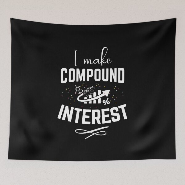 Item preview, I make compound interest shirts gifts and products designed and sold by glitchman2.