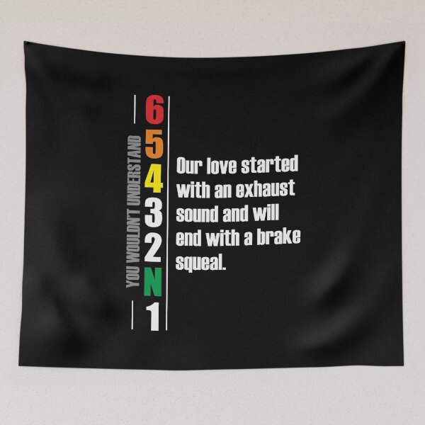 Item preview, 1N23456 Our love started with an exhaust sound and will end with a brake squeal. Motorcycle Design designed and sold by Decalium.