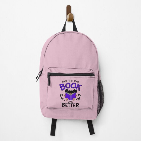 Item preview, The Book was Better - cute girl, purple  designed and sold by nutmegfairy.