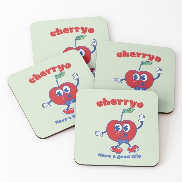 Item preview, Cherryo , Have a Good Trip , cherry T-shirt and Stickers designed and sold by Seimbangseirama.