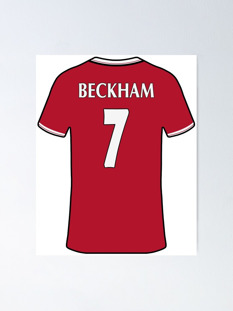 Retro Manchester United 98/99 Jersey Soccer Football Shirt, David Beckham  jersey