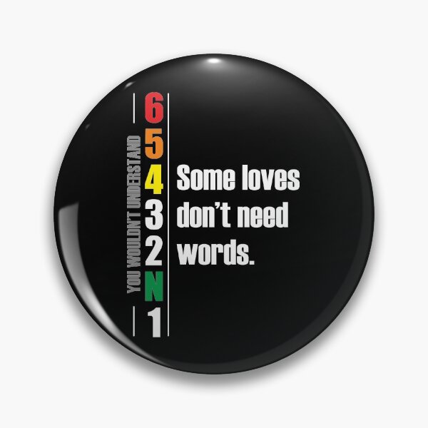 Item preview, 1N23456 Some loves don't need words. Motorcycle Design designed and sold by Decalium.