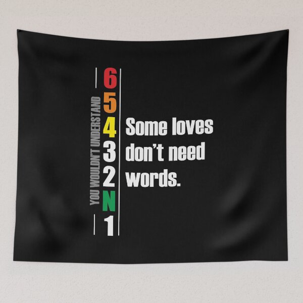 Item preview, 1N23456 Some loves don't need words. Motorcycle Design designed and sold by Decalium.