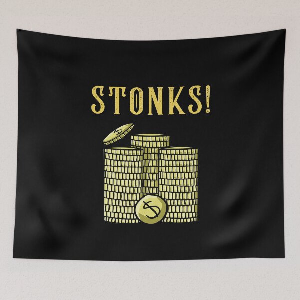 Item preview, Gold Money Stonks wsb's wallstreet designed and sold by SKilner.