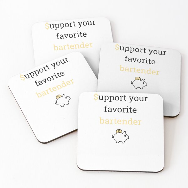 Item preview, Support your favorite bartender designed and sold by malo Barbier.