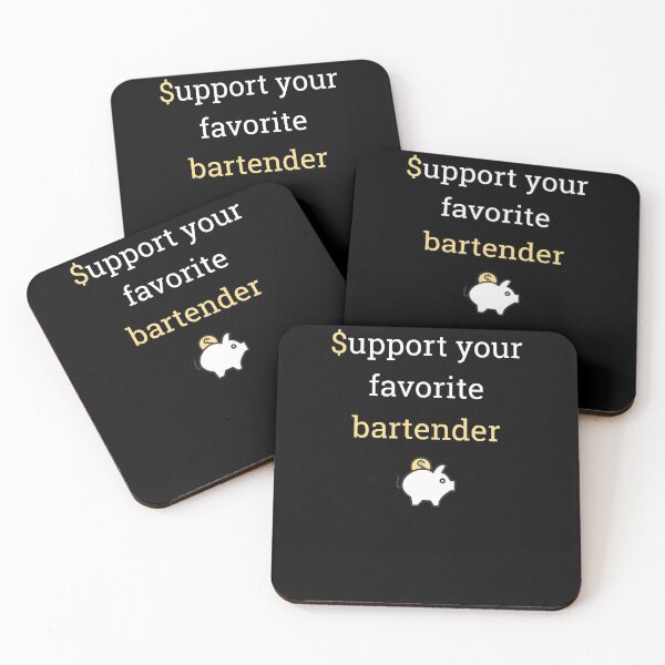 Item preview, Support your favorite bartender designed and sold by malo Barbier.