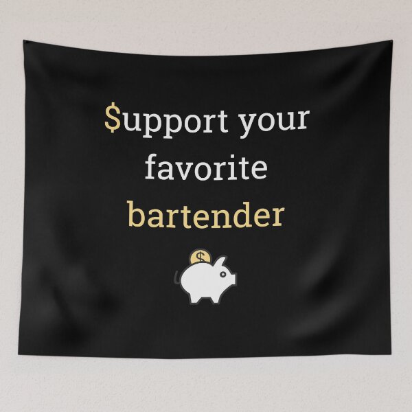 Item preview, Support your favorite bartender designed and sold by malo Barbier.