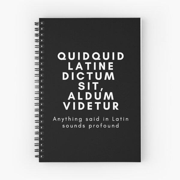Item preview, Anything said in Latin sounds profound designed and sold by Jajamon.