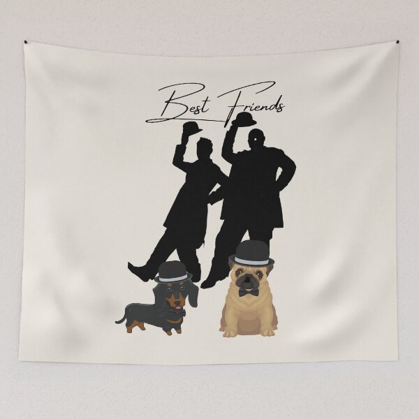 Item preview,  Laurel & Hardy Best Dogs Friends 2 designed and sold by albix81.