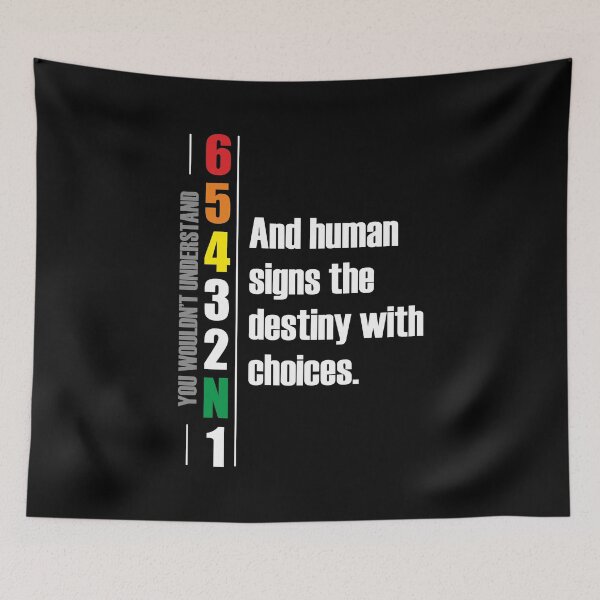 Item preview, 1N23456 and human signs the destiny with choices. Motorcycle Design designed and sold by Decalium.