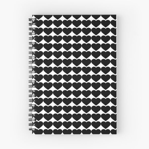 Item preview, black Heart pattern designed and sold by ANTEKA.