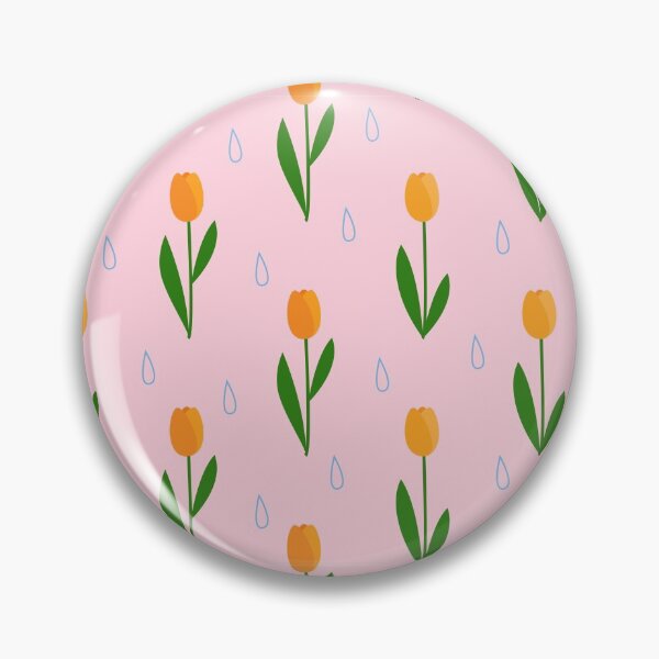 Artikelvorschau, Frühlings-Tulpen-Regentropfen- und Tulpen-Blumenmuster entworfen und verkauft von ButterandCheese.