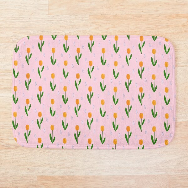 Item preview, Spring Tulip Raindrop and Tulip Floral Pattern designed and sold by ButterandCheese.