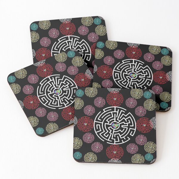 Item preview, Autism Puzzled Heart Maze Pattern designed and sold by Hypnotees.