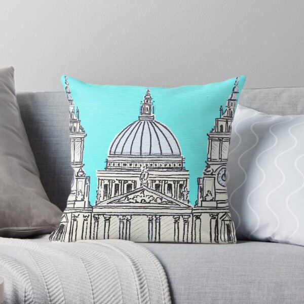 St Pauls Cathedral Throw Pillow