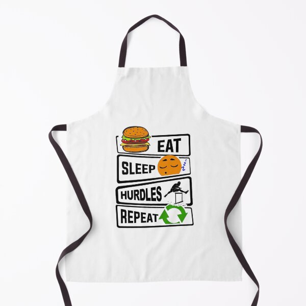Item preview, Eat Sleep Hurdles Repeat illustration for Hurdles Lovers designed and sold by KO-Design.