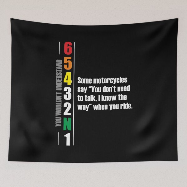 Item preview, 1N23456 Some motorcycles say "you don't need to talk, I know the way" when you ride. Motorcycle Design designed and sold by Decalium.