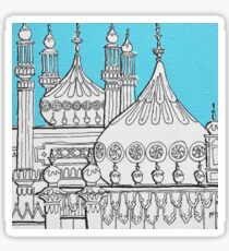 Blue Domes Sticker